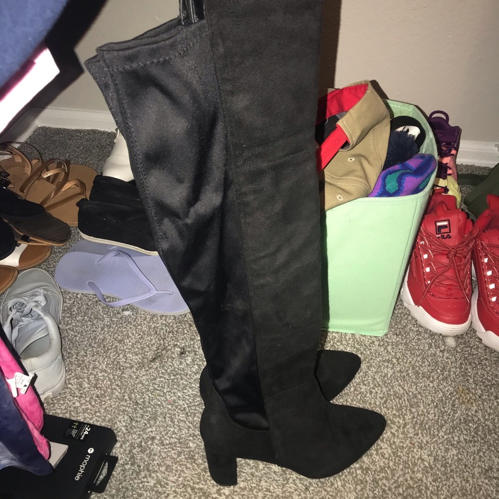 Knee High Black Boots Fashion Nova